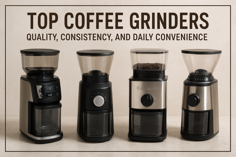 Top Coffee Grinders for Quality, Consistency, and Daily Convenience