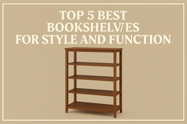 Top 5 Best Bookshelves for Style and Function
