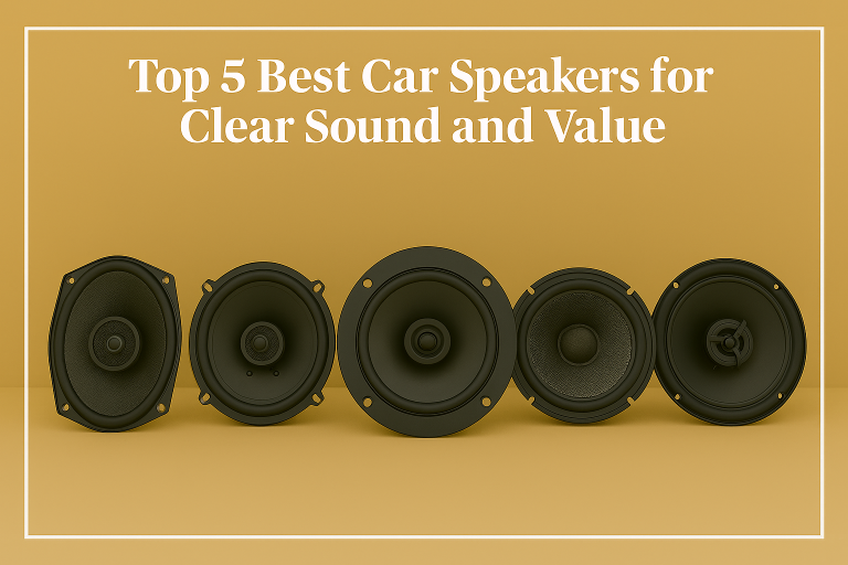 Top 5 Best Car Speakers for Clear Sound and Value