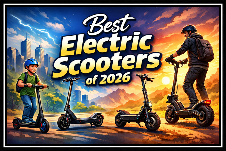 Top-Rated Electric Scooters for Adults and Kids in 2026